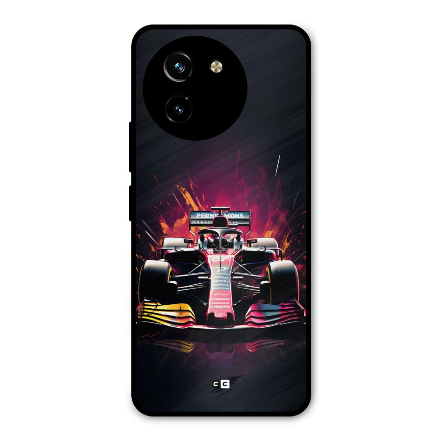 Game Racing Metal Back Case for Vivo Y200i