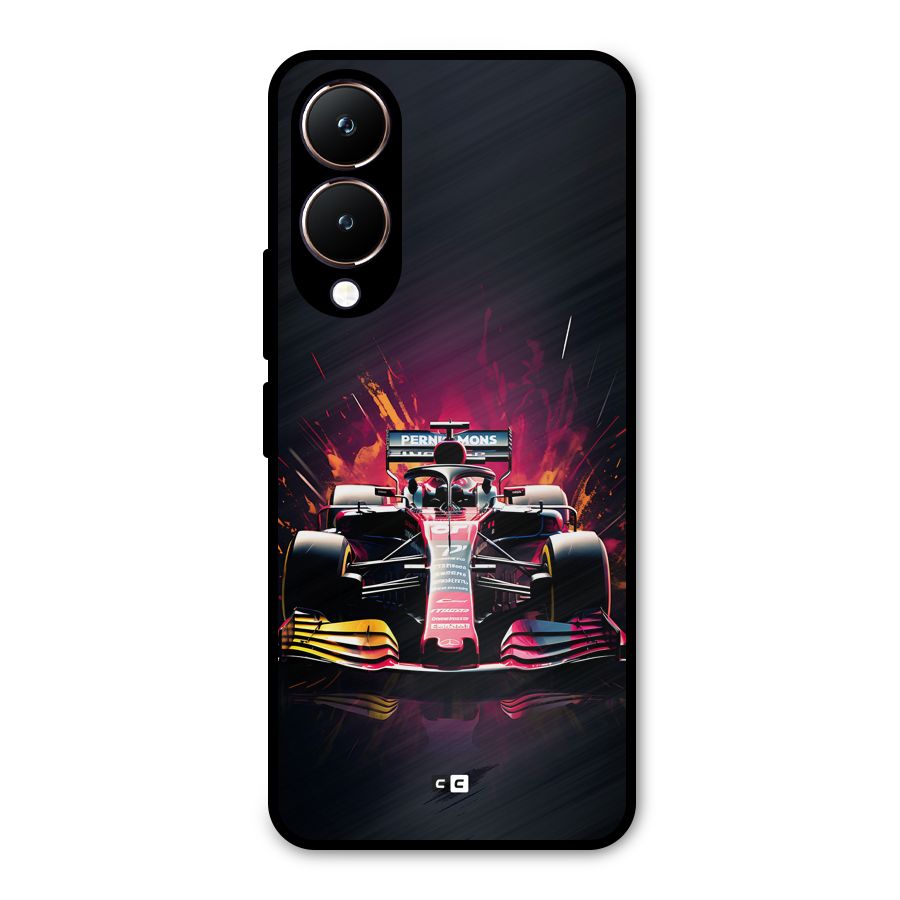 Game Racing Metal Back Case for Vivo Y28