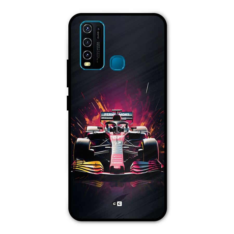 Game Racing Metal Back Case for Vivo Y50
