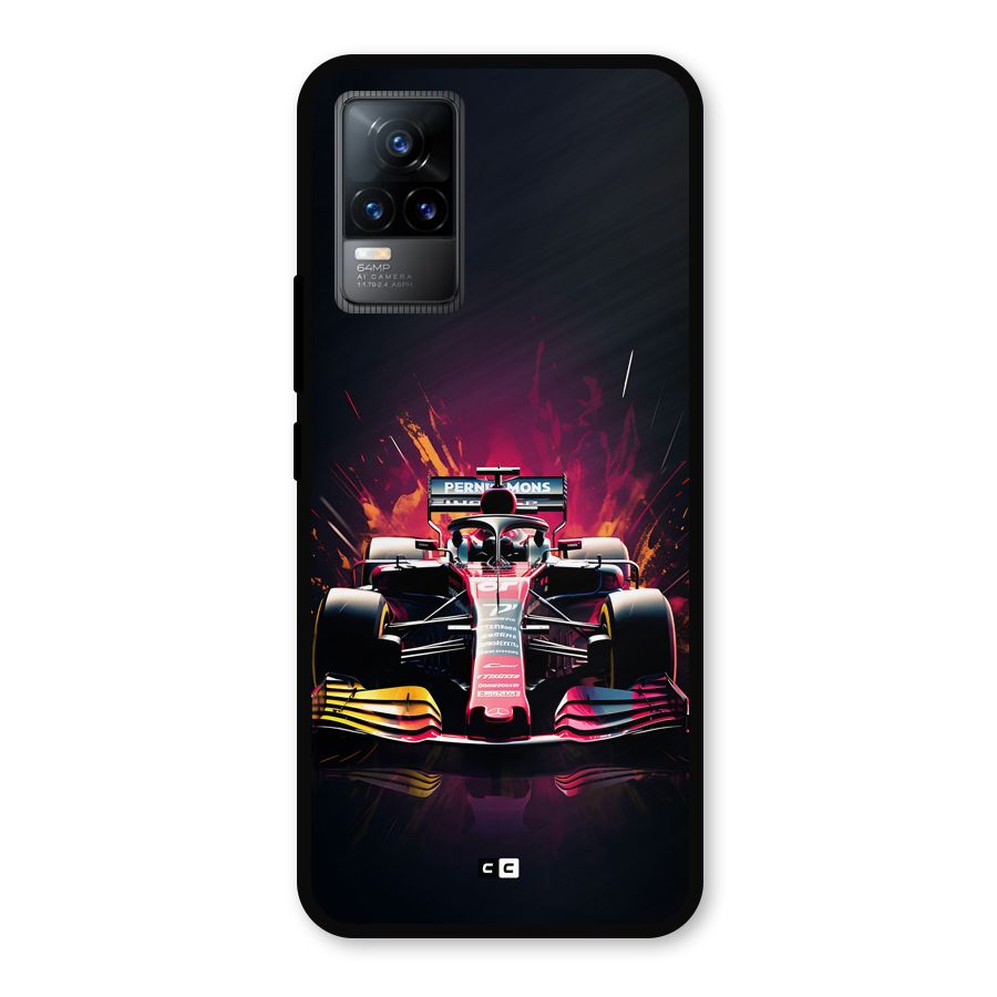 Game Racing Metal Back Case for Vivo Y73