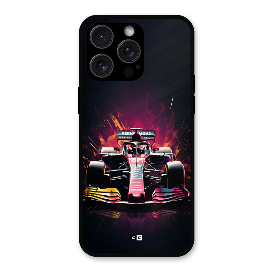 Game Racing Metal Back Case for iPhone 15 Pro Max