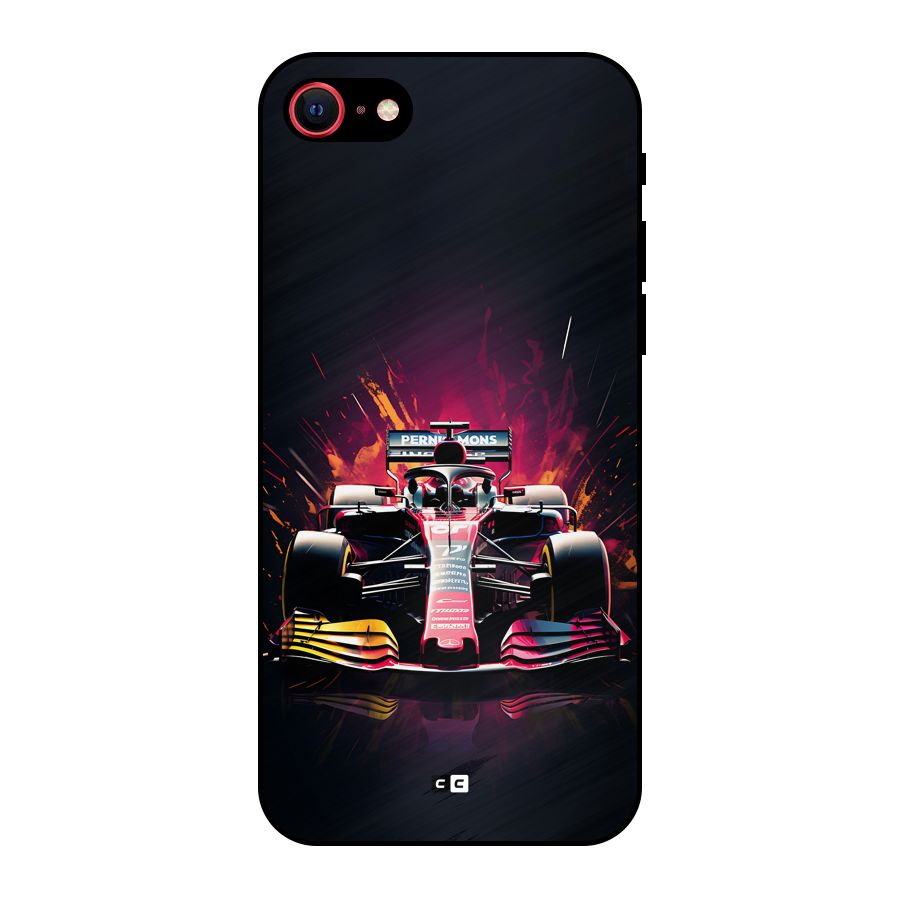 Game Racing Metal Back Case for iPhone 7