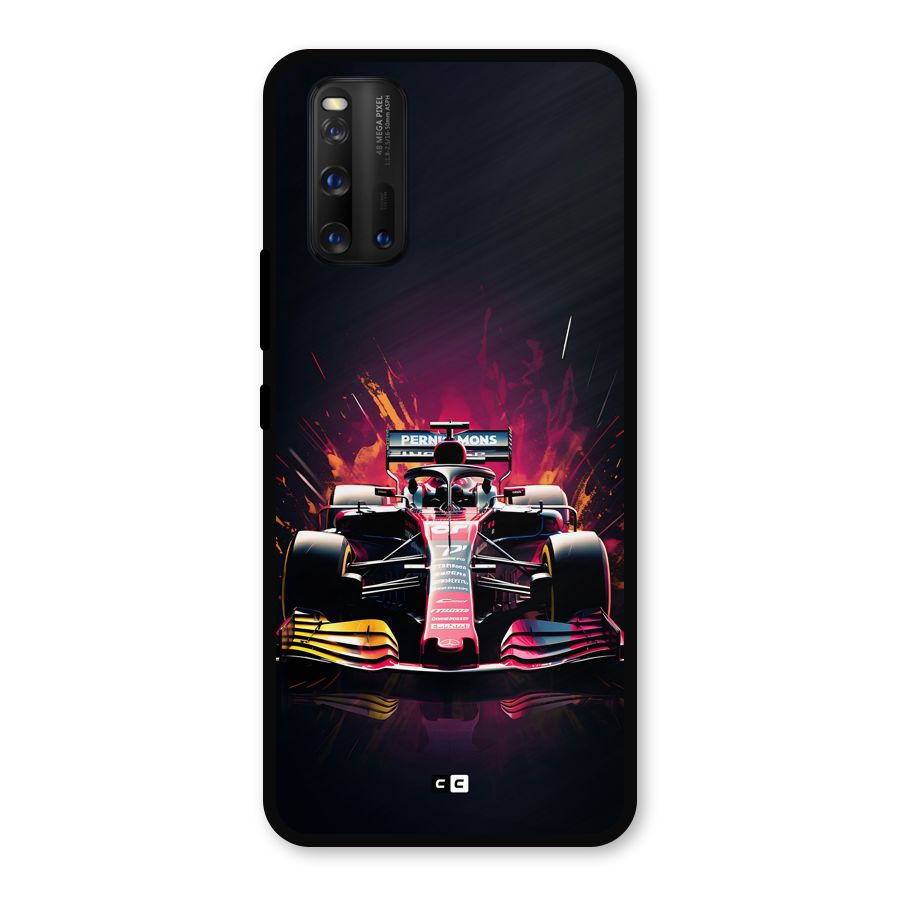 Game Racing Metal Back Case for iQOO 3