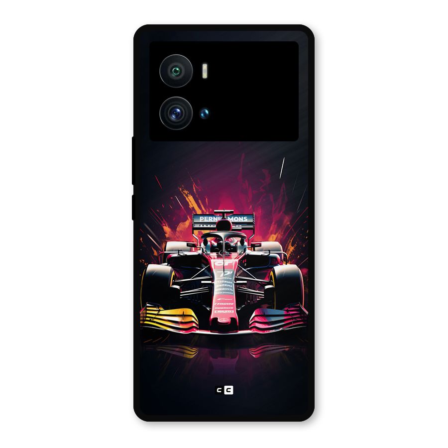 Game Racing Metal Back Case for iQOO 9 Pro