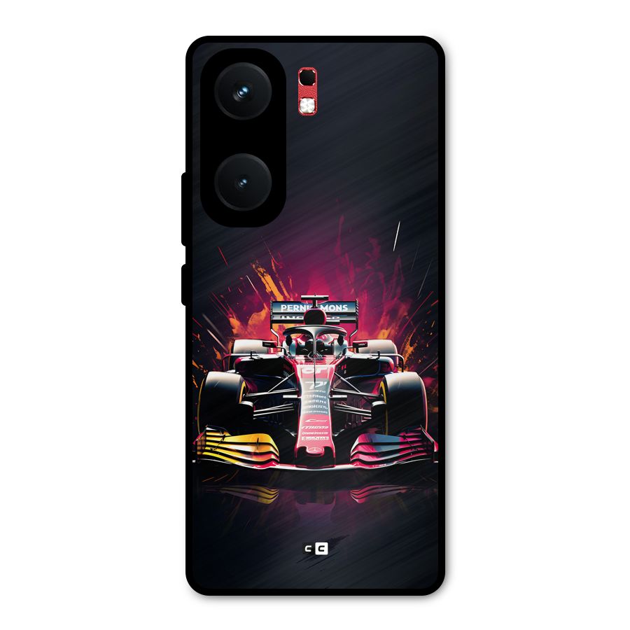 Game Racing Metal Back Case for iQOO Neo 9 Pro