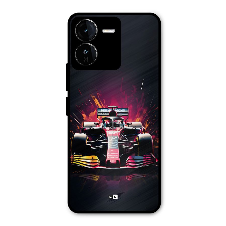 Game Racing Metal Back Case for iQOO Z9