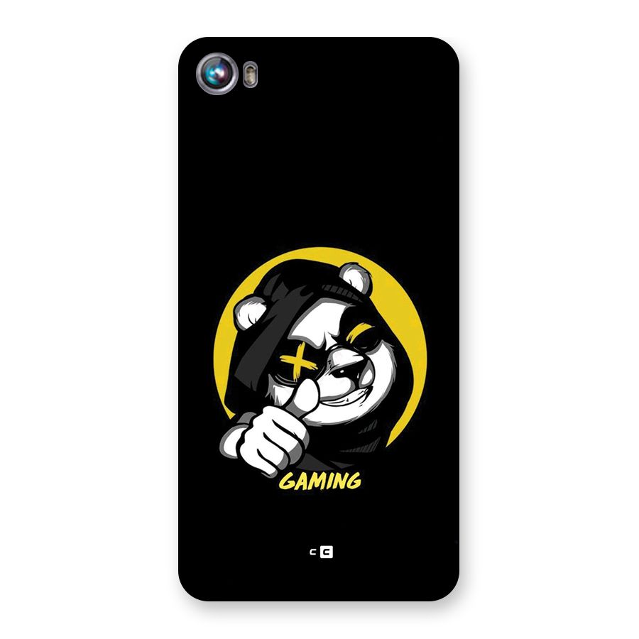 Gaming Panda Back Case for Canvas Fire 4 (A107)