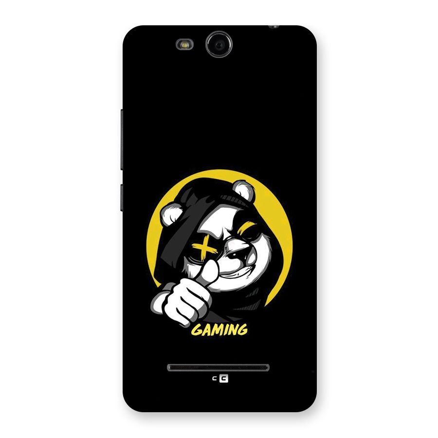 Gaming Panda Back Case for Canvas Juice 3 Q392