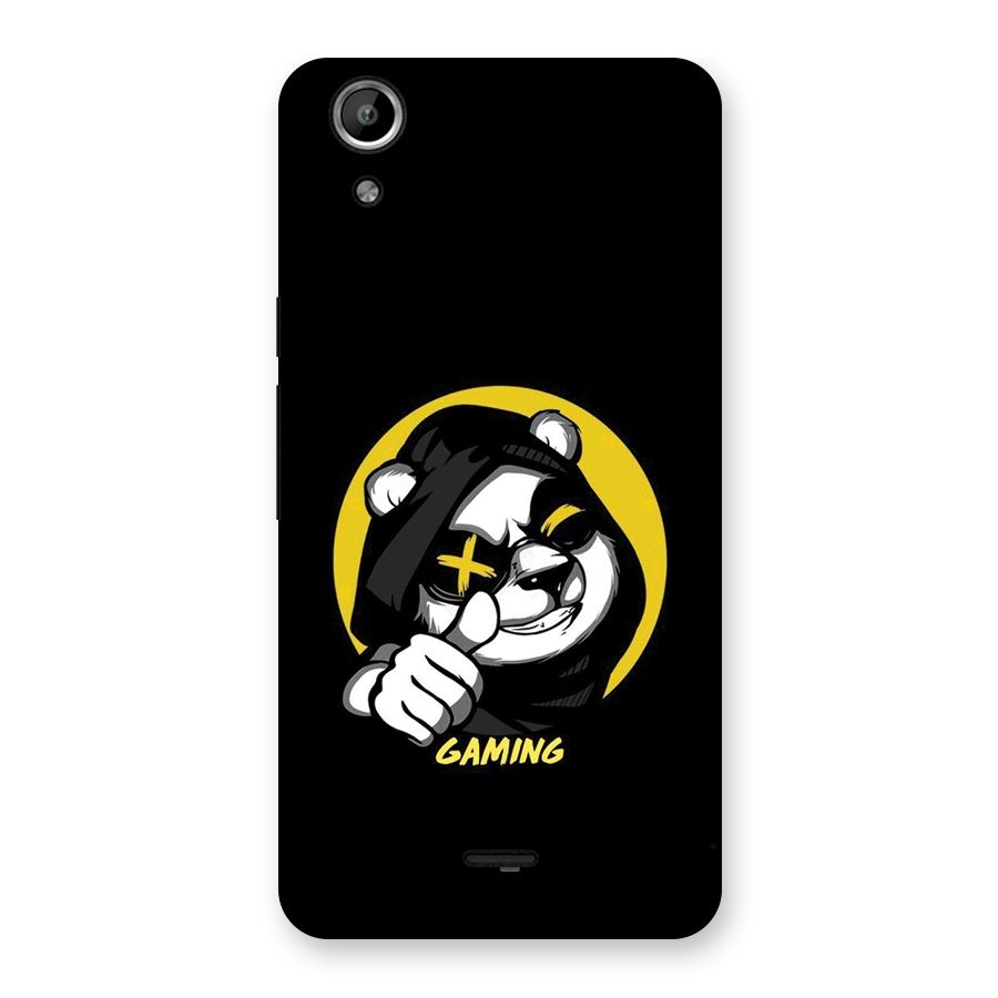Gaming Panda Back Case for Canvas Selfie Lens Q345