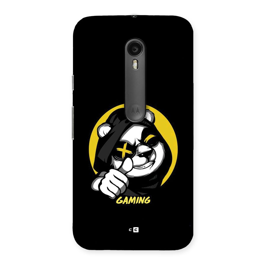 Gaming Panda Back Case for Moto G Turbo
