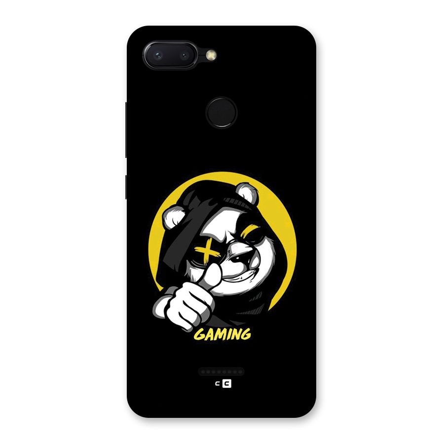 Gaming Panda Back Case for Redmi 6