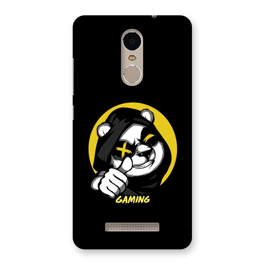 Gaming Panda Back Case for Redmi Note 3