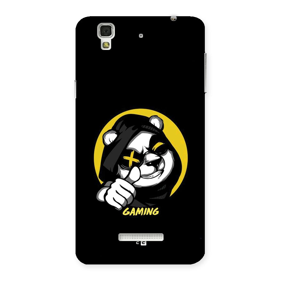 Gaming Panda Back Case for Yureka