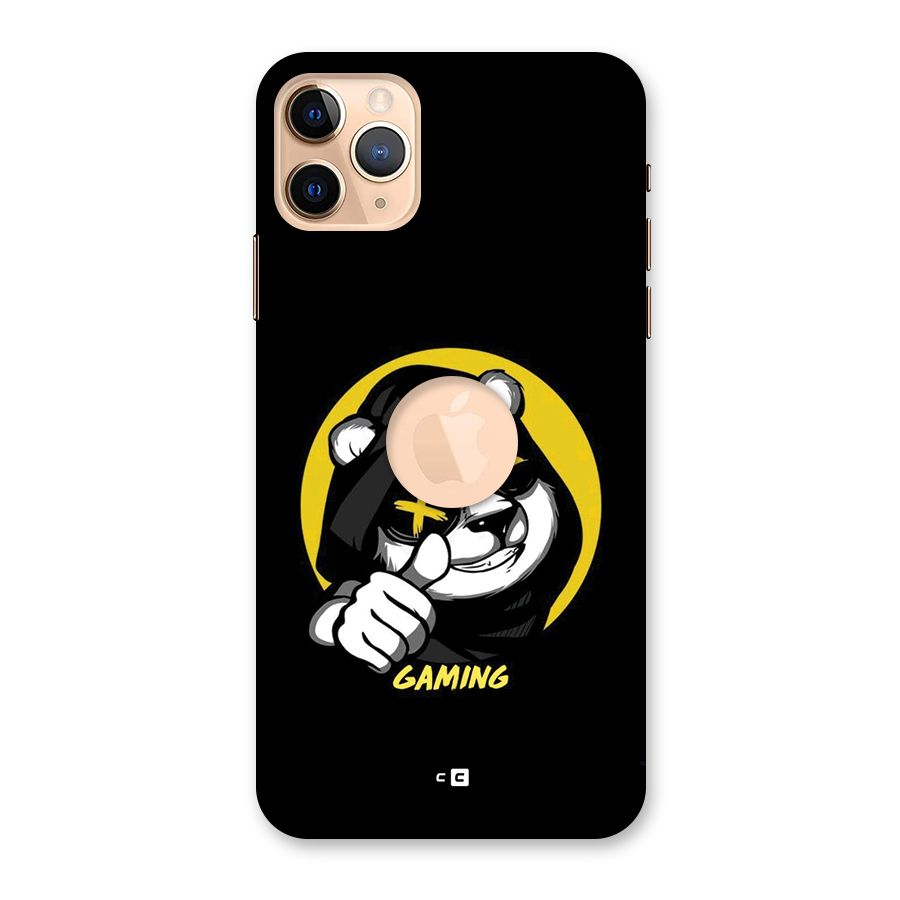 Gaming Panda Back Case for iPhone 11 Pro Max Logo Cut