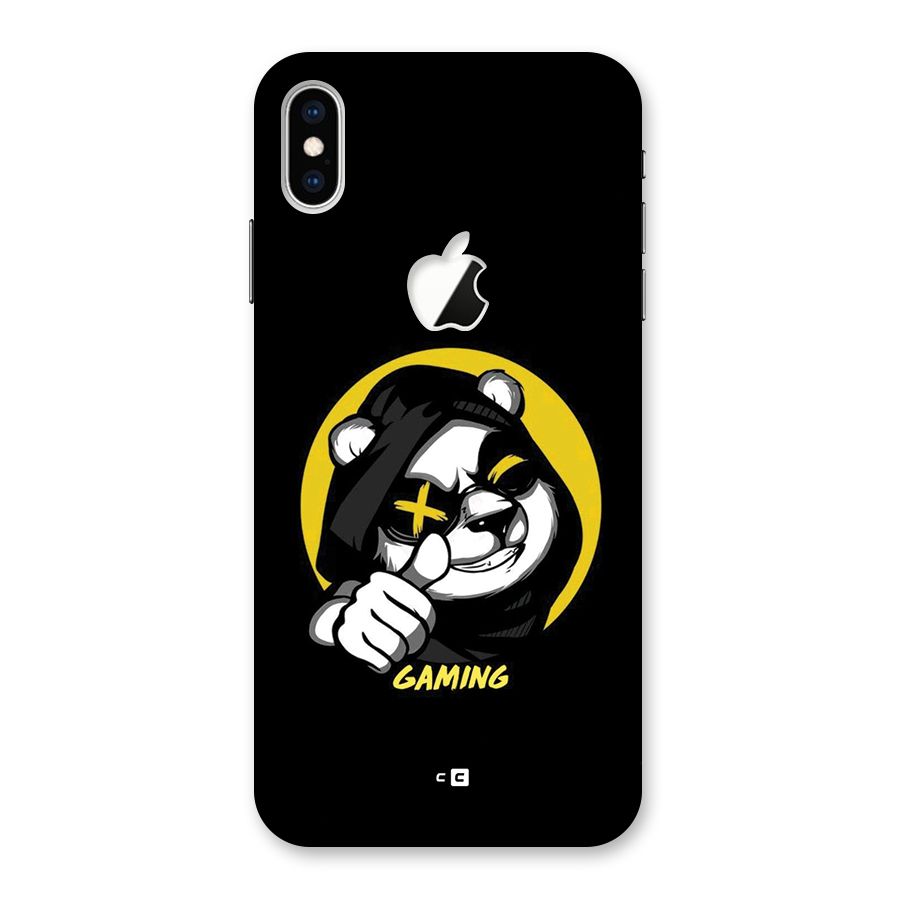 Gaming Panda Back Case for iPhone XS Max Apple Cut