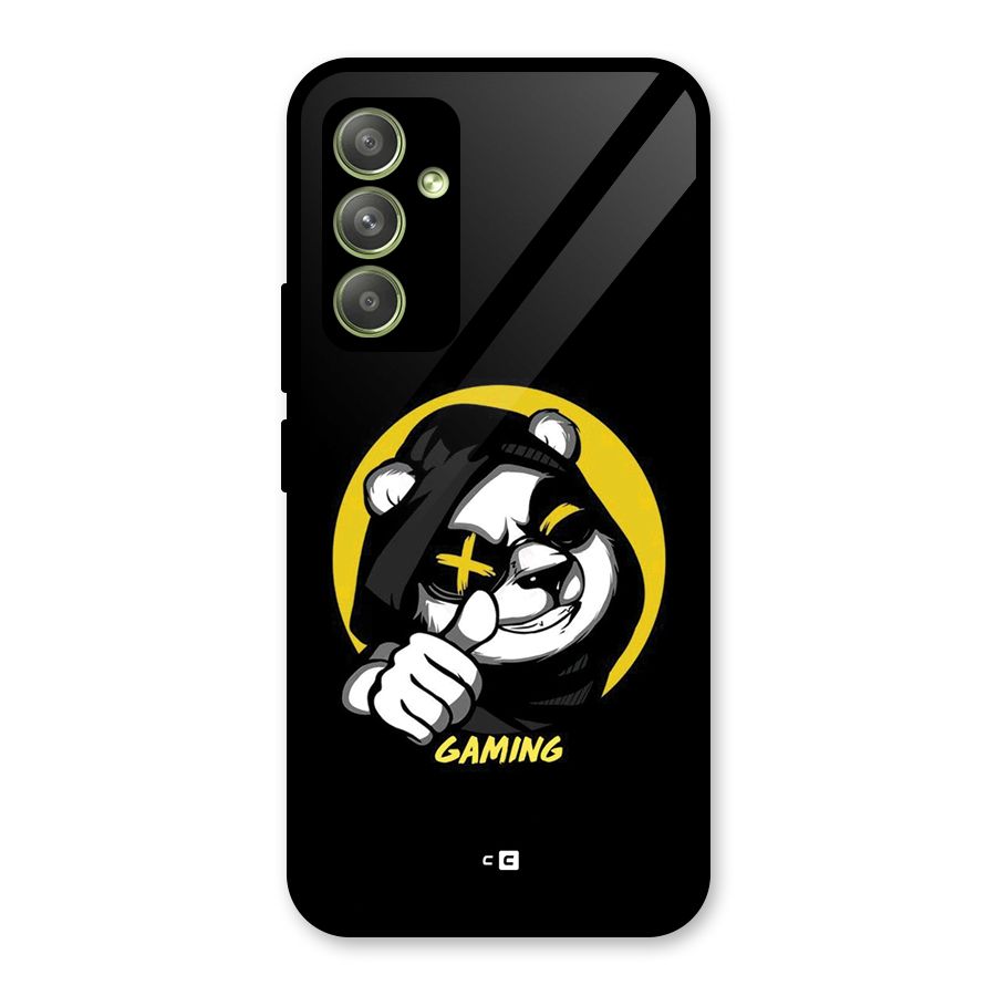 Gaming Panda Glass Back Case for Galaxy A54