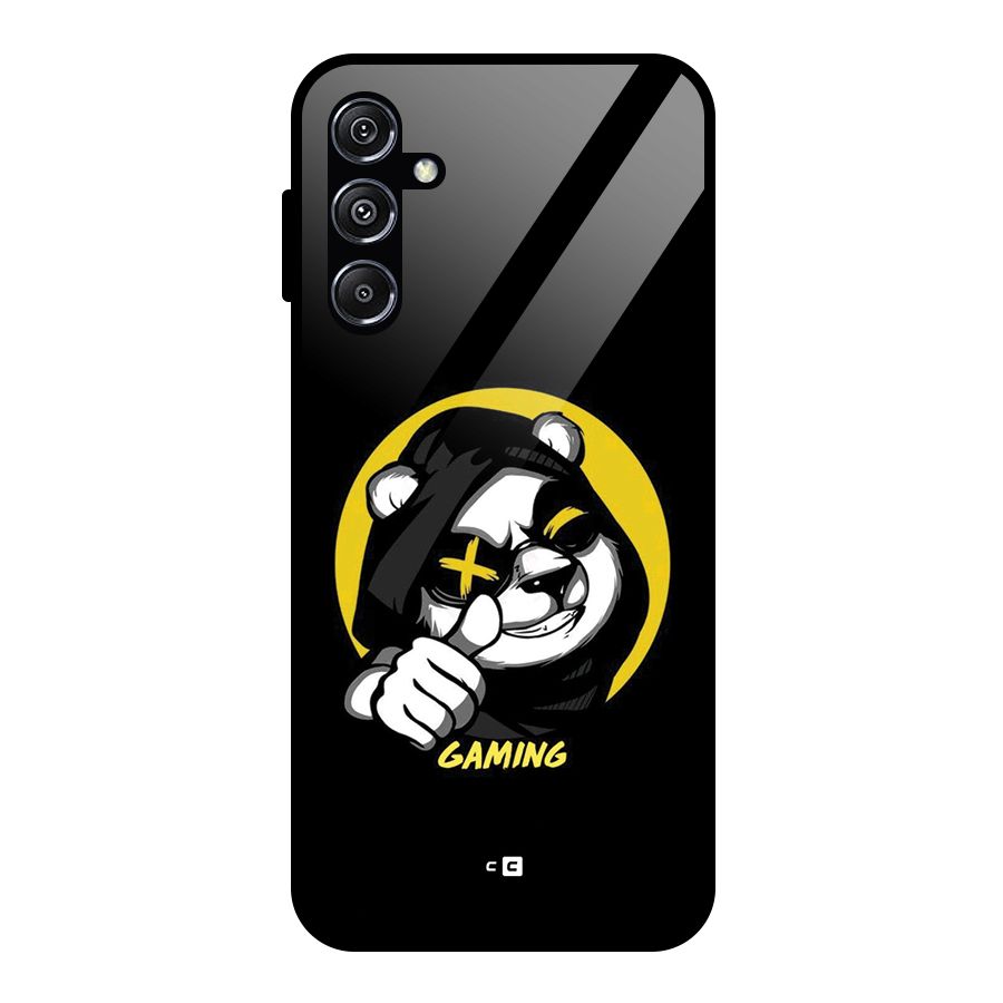 Gaming Panda Glass Back Case for Galaxy M34 5G
