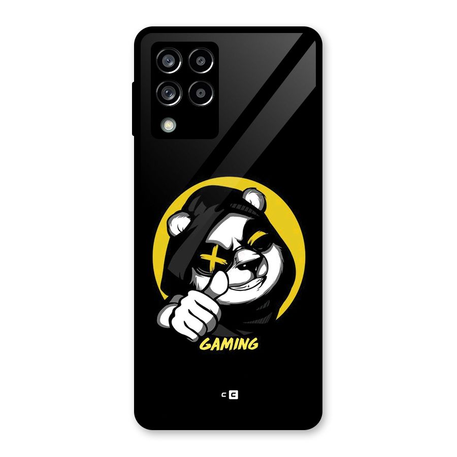 Gaming Panda Glass Back Case for Galaxy M53 5G
