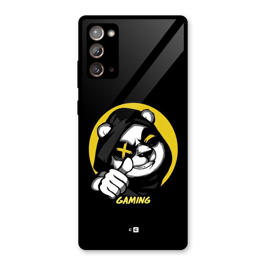 Gaming Panda Glass Back Case for Galaxy Note 20