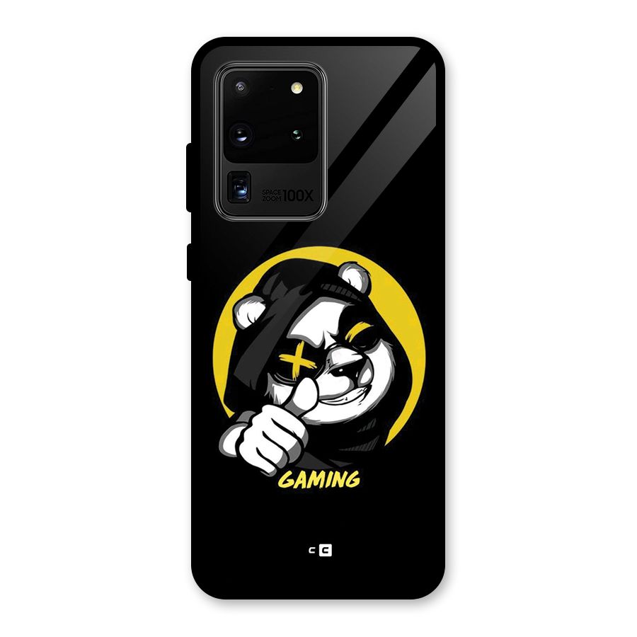 Gaming Panda Glass Back Case for Galaxy S20 Ultra