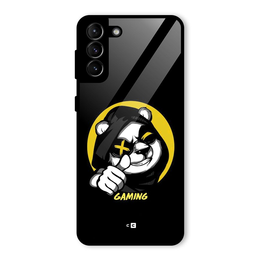 Gaming Panda Glass Back Case for Galaxy S21 Plus