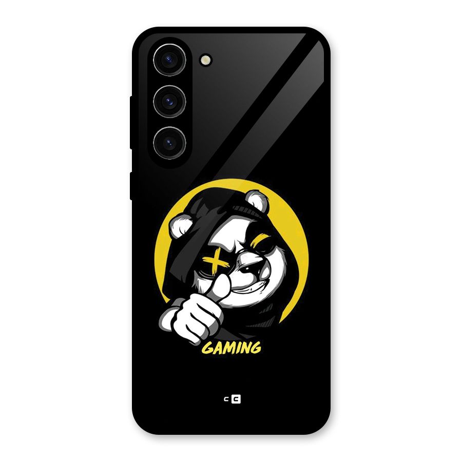 Gaming Panda Glass Back Case for Galaxy S23 Plus