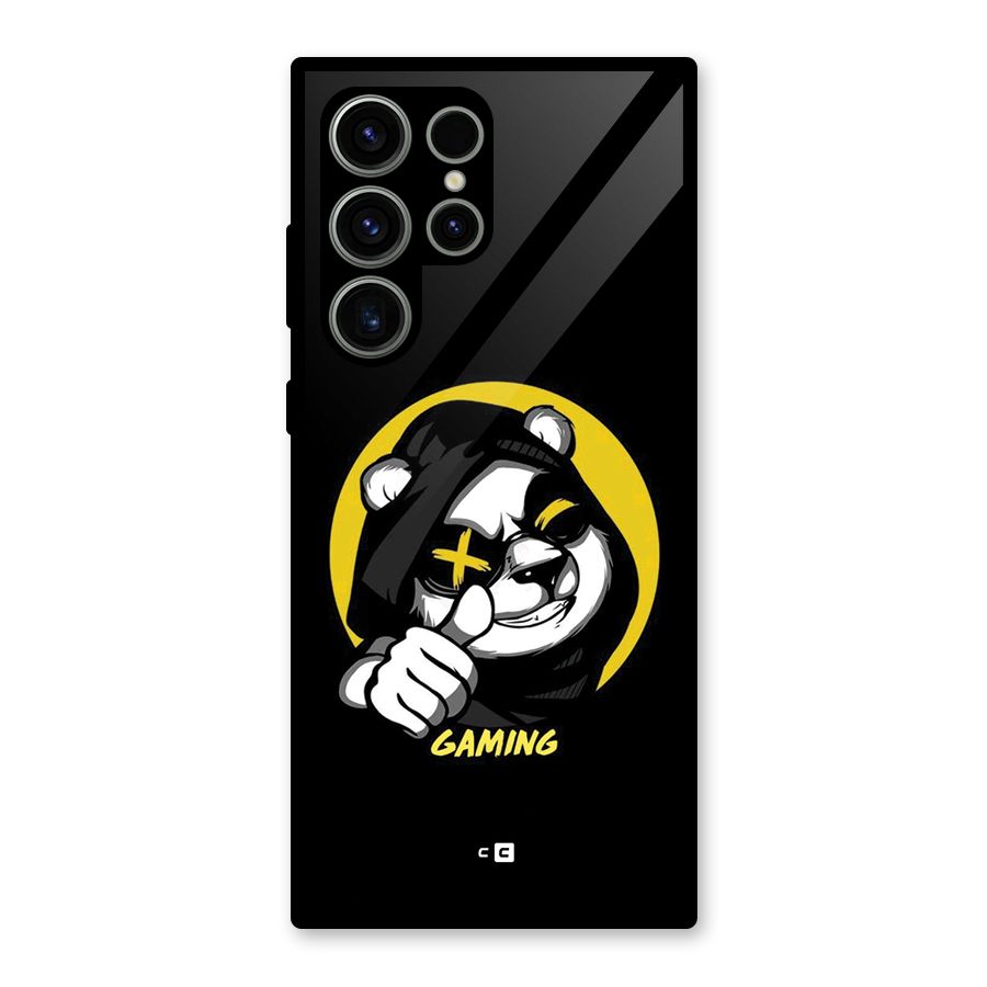 Gaming Panda Glass Back Case for Galaxy S23 Ultra