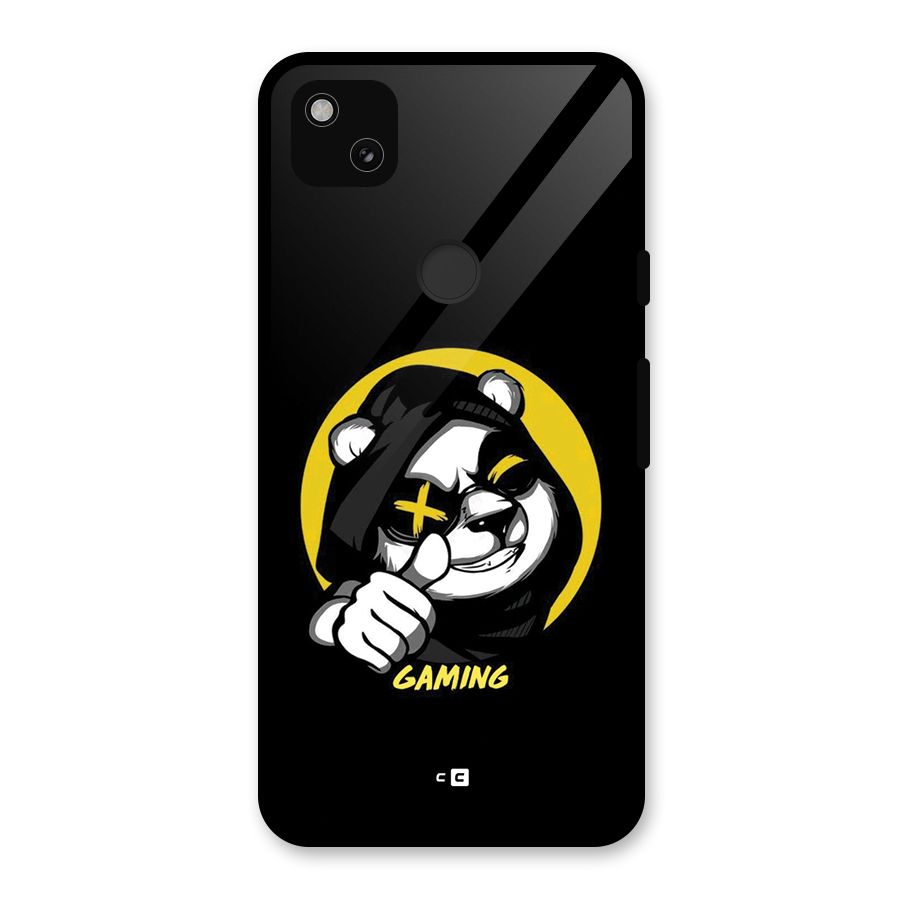 Gaming Panda Glass Back Case for Google Pixel 4a
