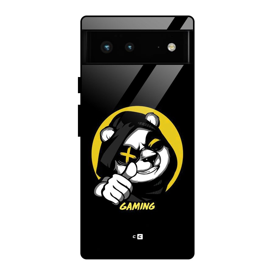 Gaming Panda Glass Back Case for Google Pixel 6