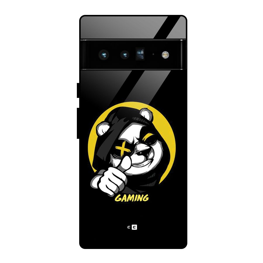 Gaming Panda Glass Back Case for Google Pixel 6 Pro