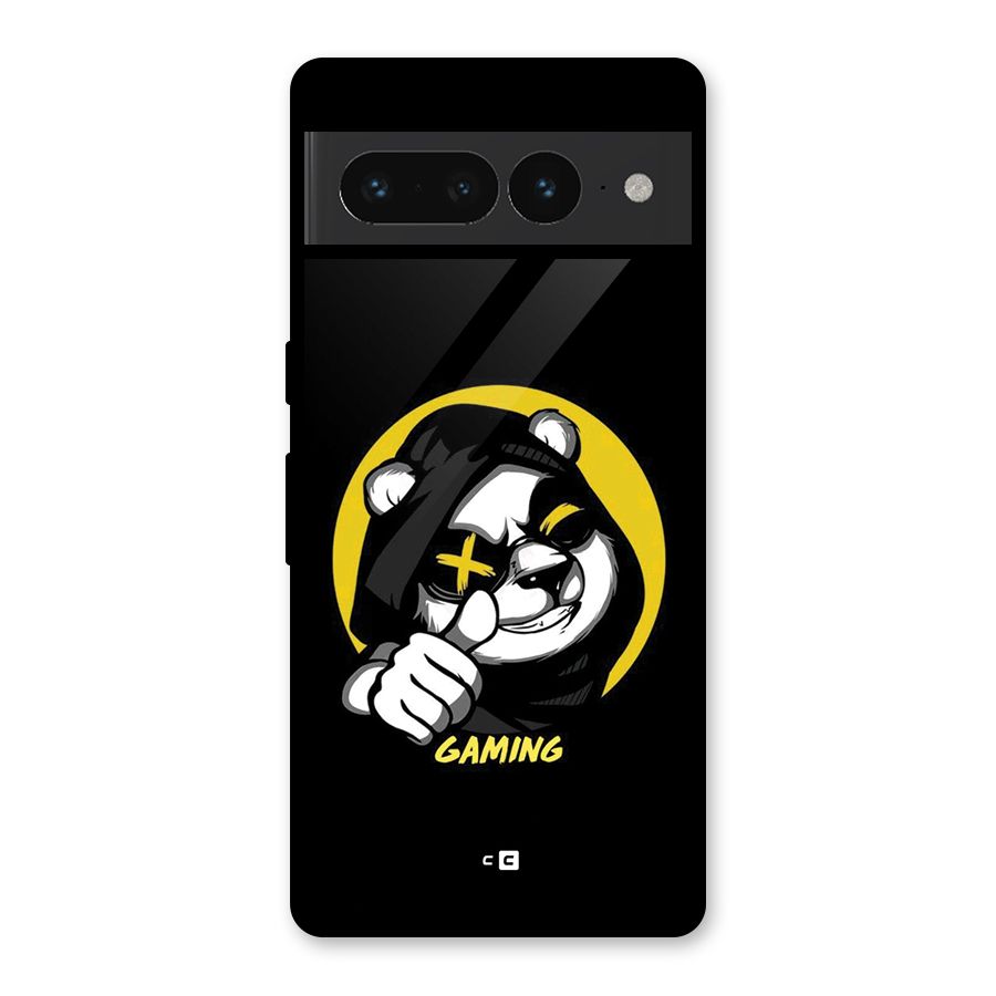 Gaming Panda Glass Back Case for Google Pixel 7 Pro