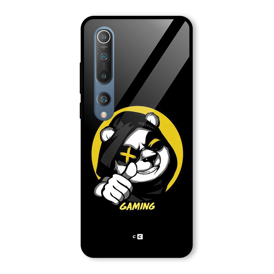 Gaming Panda Glass Back Case for Mi 10