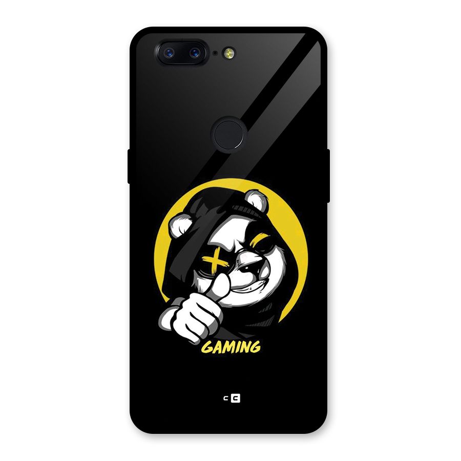 Gaming Panda Glass Back Case for OnePlus 5T