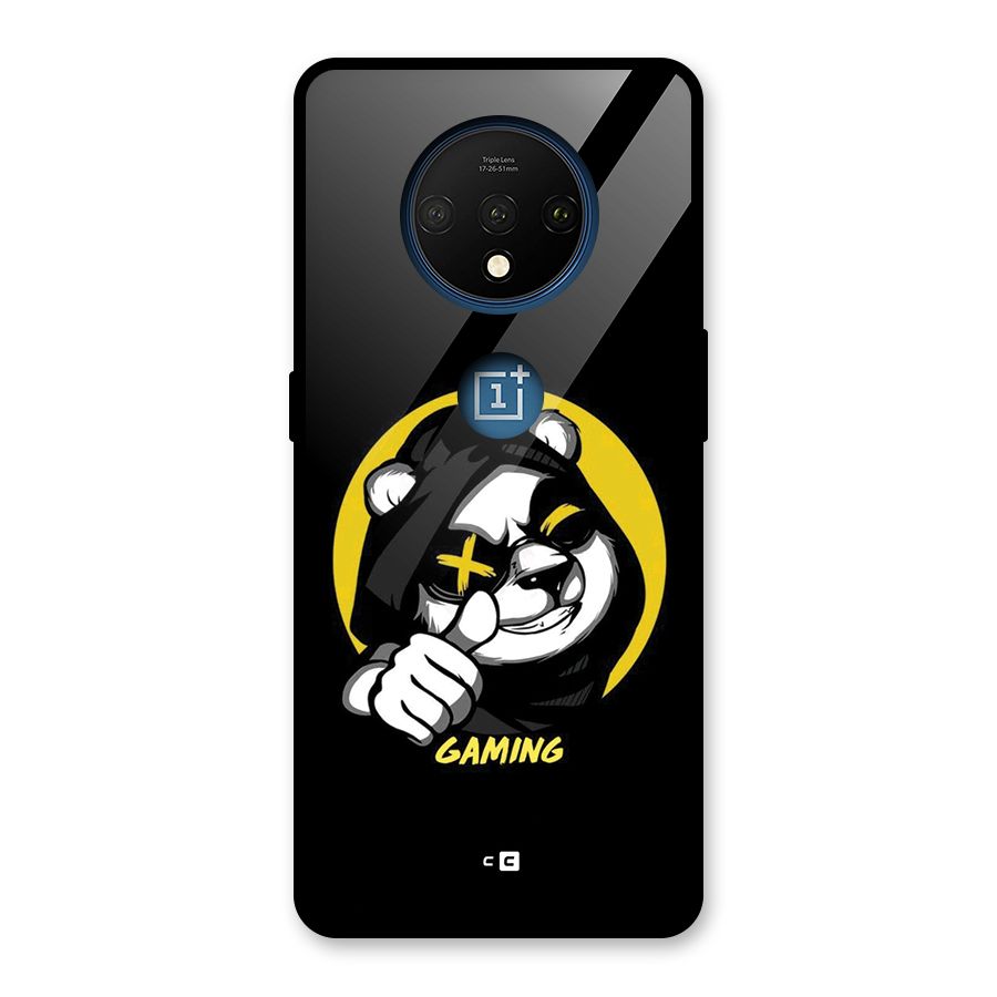 Gaming Panda Glass Back Case for OnePlus 7T