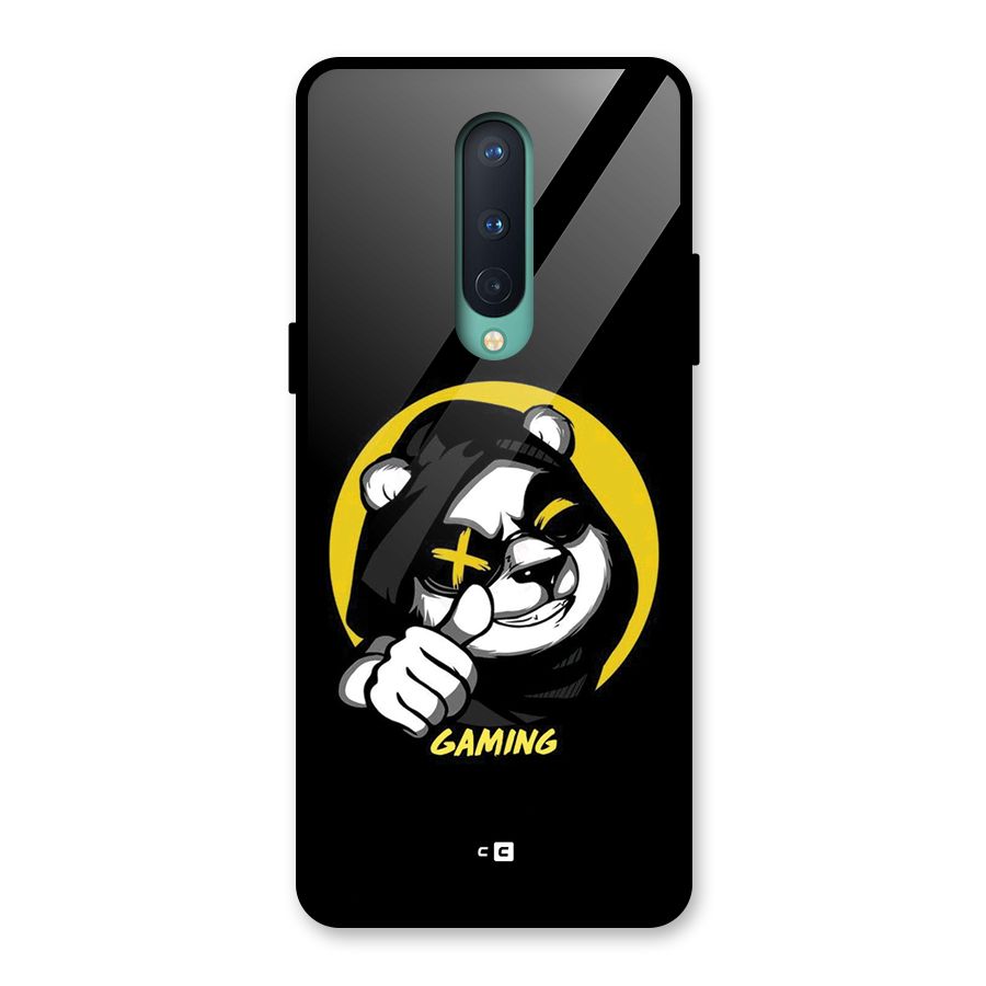 Gaming Panda Glass Back Case for OnePlus 8