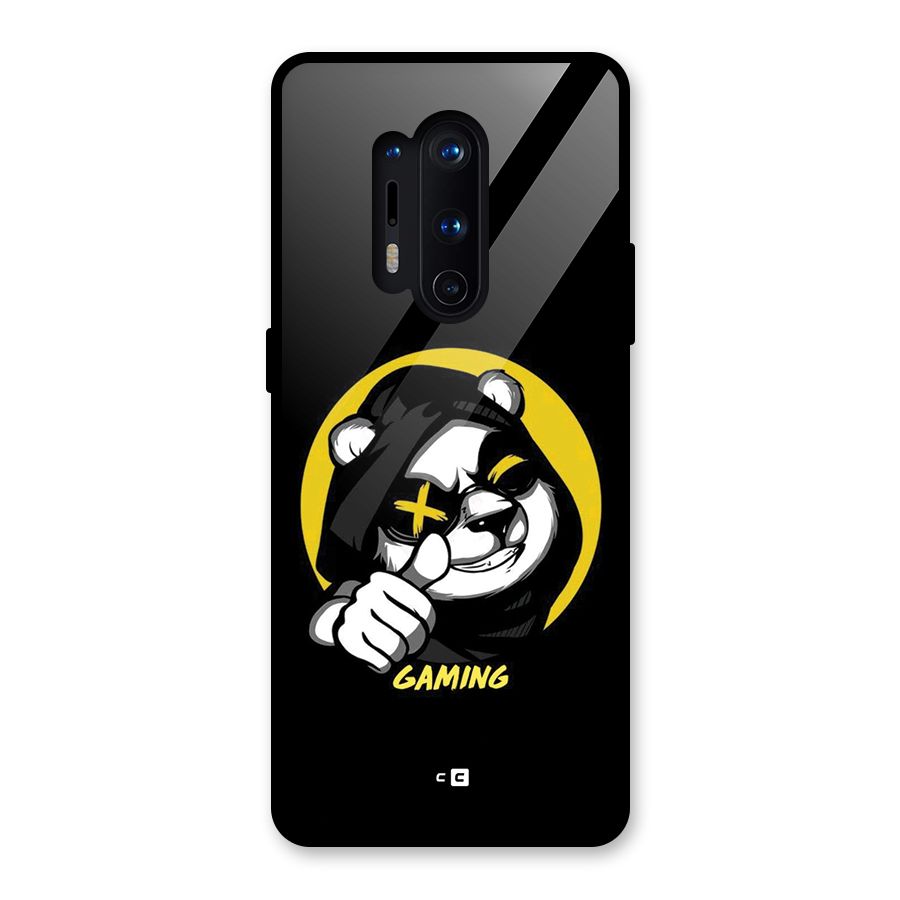 Gaming Panda Glass Back Case for OnePlus 8 Pro