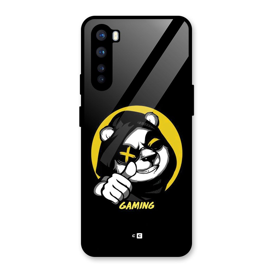 Gaming Panda Glass Back Case for OnePlus Nord