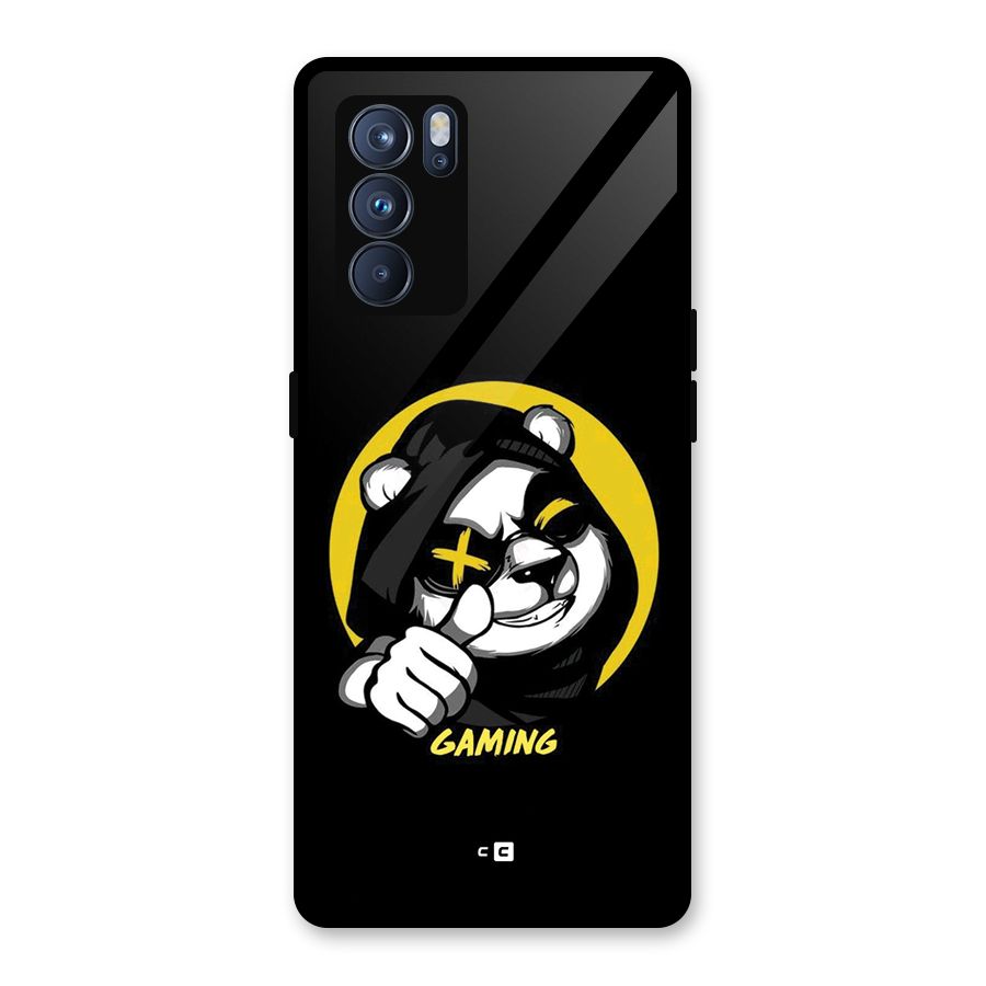 Gaming Panda Glass Back Case for Oppo Reno6 Pro 5G