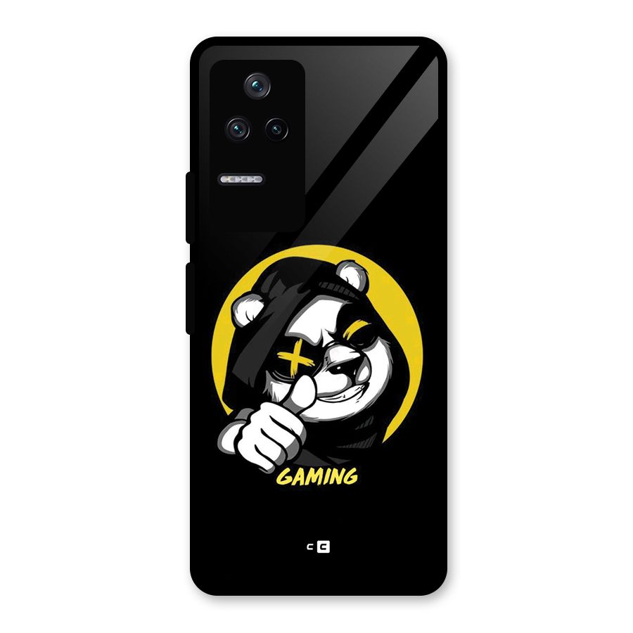 Gaming Panda Glass Back Case for Poco F4 5G