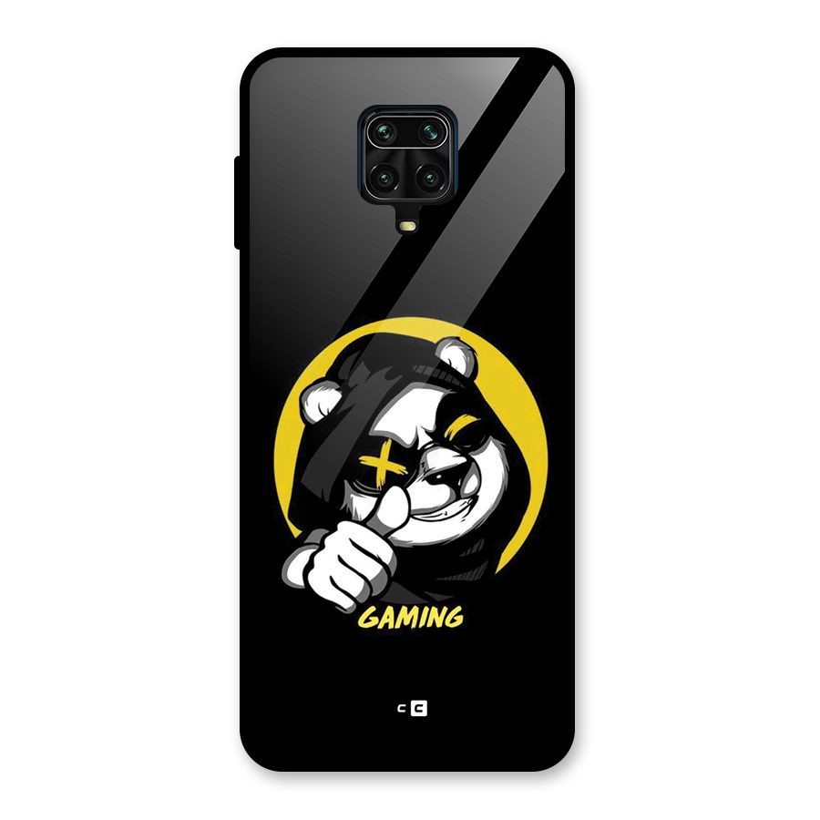 Gaming Panda Glass Back Case for Poco M2 Pro