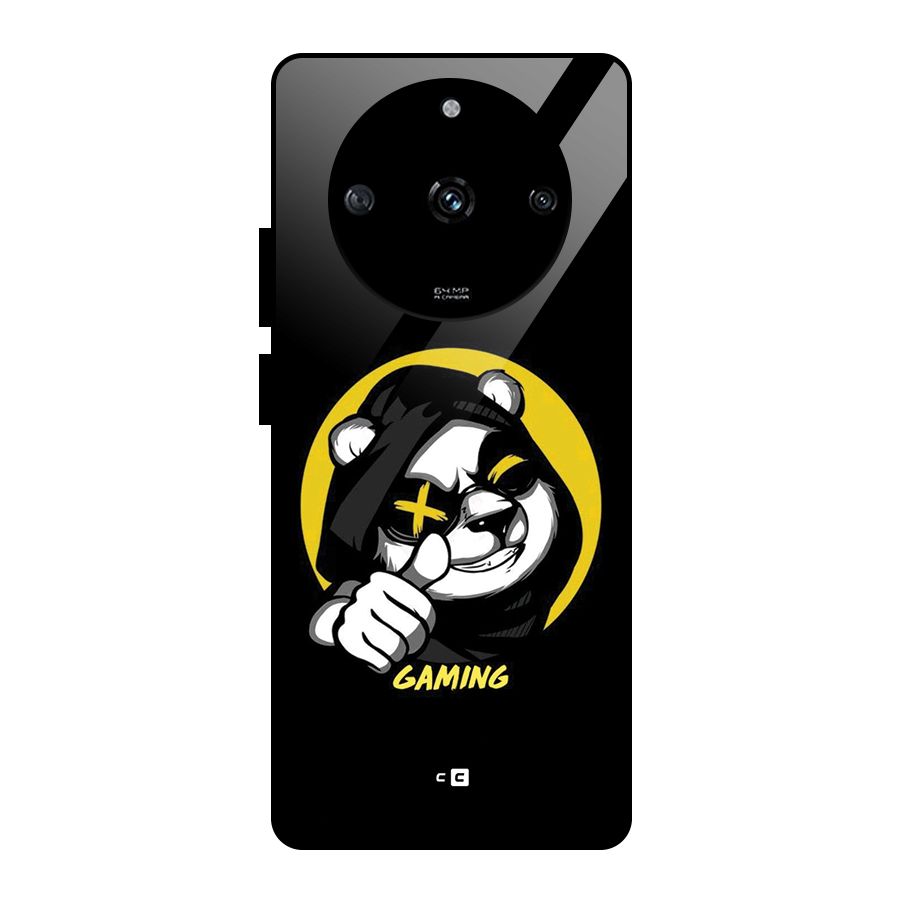 Gaming Panda Glass Back Case for Realme Narzo 60 5G