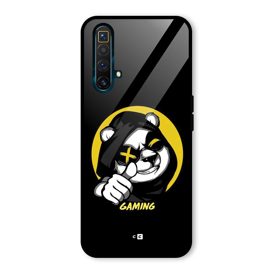 Gaming Panda Glass Back Case for Realme X3