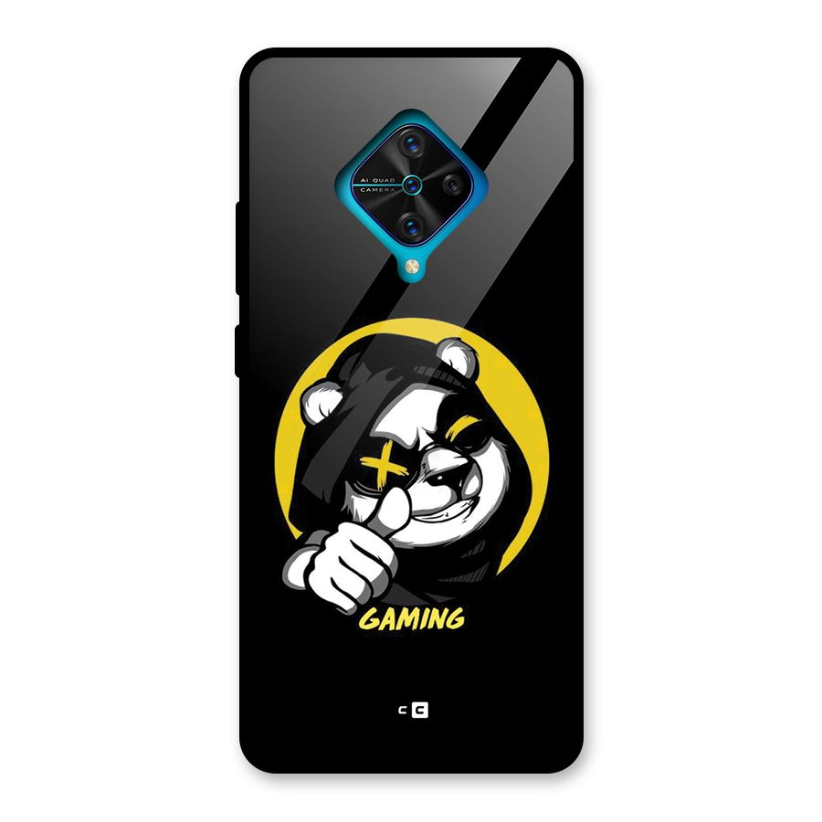 Gaming Panda Glass Back Case for Vivo S1 Pro