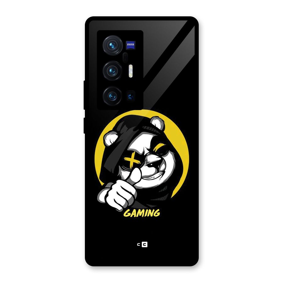 Gaming Panda Glass Back Case for Vivo X70 Pro Plus