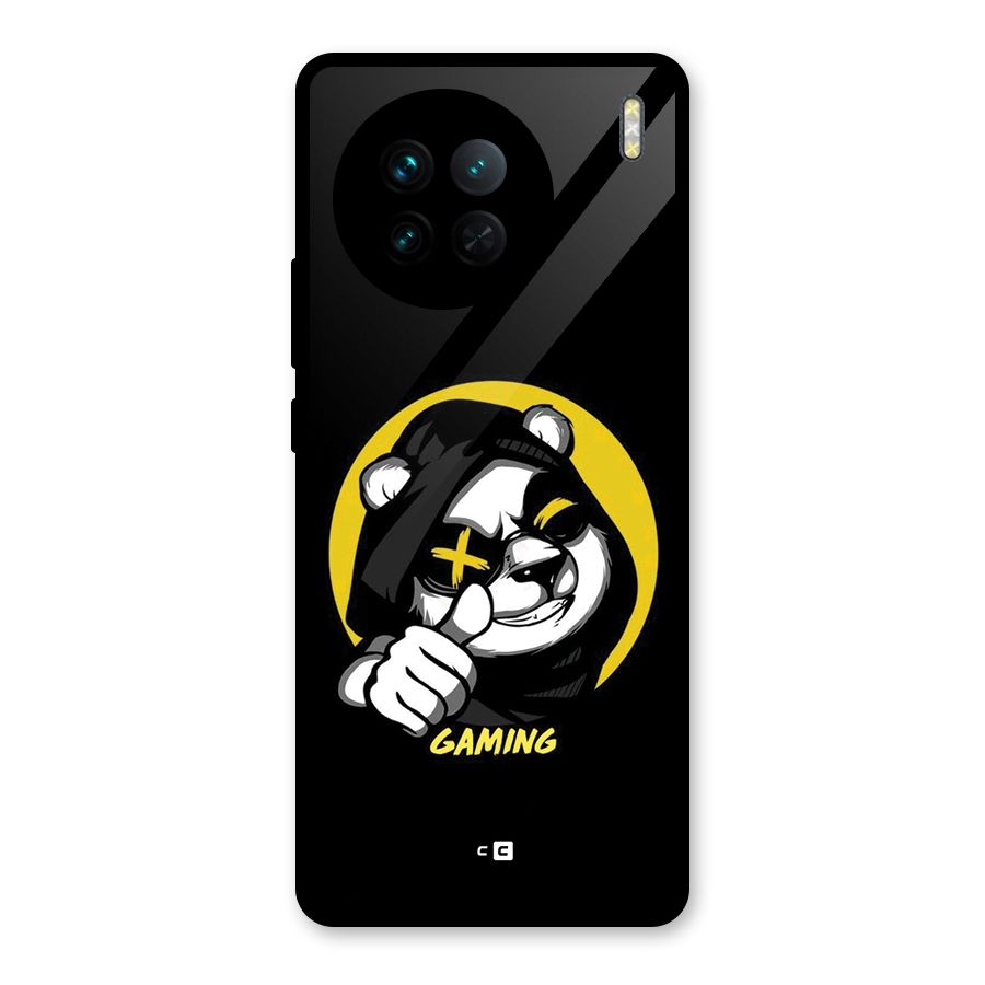 Gaming Panda Glass Back Case for Vivo X90
