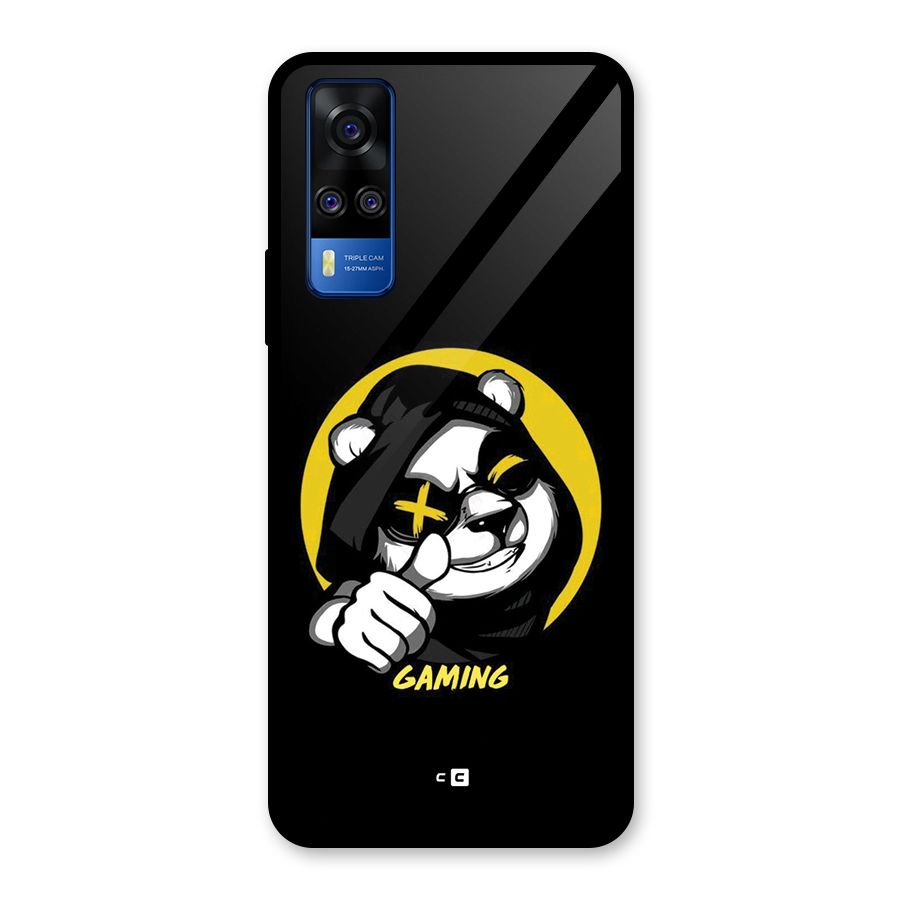Gaming Panda Glass Back Case for Vivo Y31