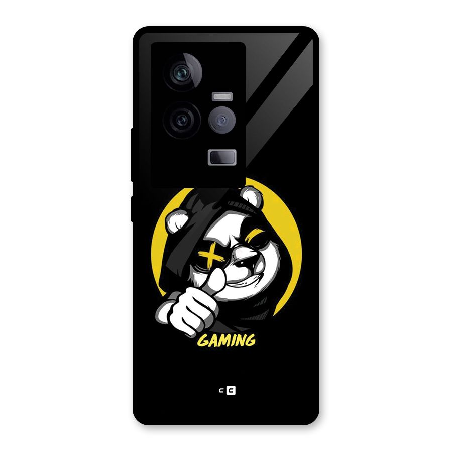 Gaming Panda Glass Back Case for Vivo iQOO 11 5G