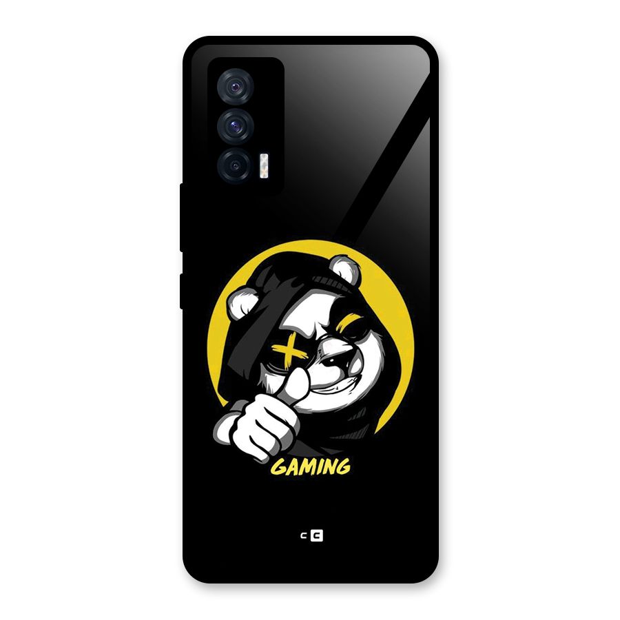Gaming Panda Glass Back Case for Vivo iQOO 7 5G