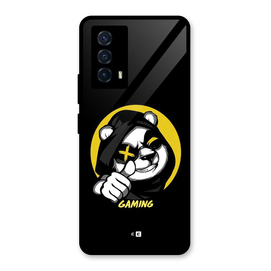 Gaming Panda Glass Back Case for Vivo iQOO Z5