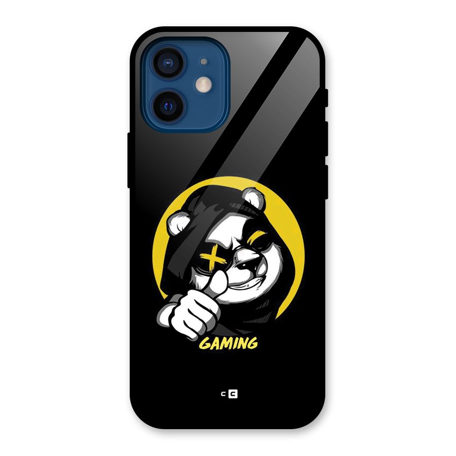 Gaming Panda Glass Back Case for iPhone 12 Mini